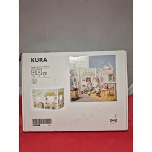 💥 IKEA Kura Bed Curtain Market Stall Pattern Children's Bedding Tent NIB Ts